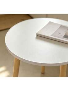 Portable Reception Table, Small Round Coffee Table, Space-Saving Stable Side Table, Very Suitable For Use In Offices, Living Rooms, Bedrooms, Decorations And Restaurants. - Multicolor - View 7