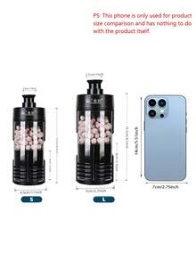 Small Aquarium Bio Sponge Filter Wall Mounted Small Filter Quiet Mini Fish Tank Filter For Breeding Fry Betta Shrimp Tank 2-10 Gallon (Small) - Black - View 3