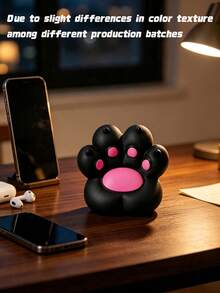 1 Pack Cute Cat Paw Phone Holder, Creative Desktop Phone Stand, Non-Slip Bracket For Decoration & Charging, Universal For Multiple Scenes - Cat Paw - View 7