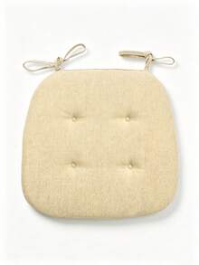 1PC Thickened Cotton Linen Chair Cushion, Universal All-Season Breathable Seat Pad For Dining Chairs, Home Office Comfortable Horseshoe Chair Pad With Non-Slip Bottom - Multicolor - View 8