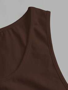 SHEIN EZwear 2件組女款背心與細肩帶上衣 - 彩色 - 查看 8