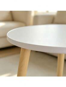 Portable Reception Table, Small Round Coffee Table, Space-Saving Stable Side Table, Very Suitable For Use In Offices, Living Rooms, Bedrooms, Decorations And Restaurants. - Multicolor - View 6