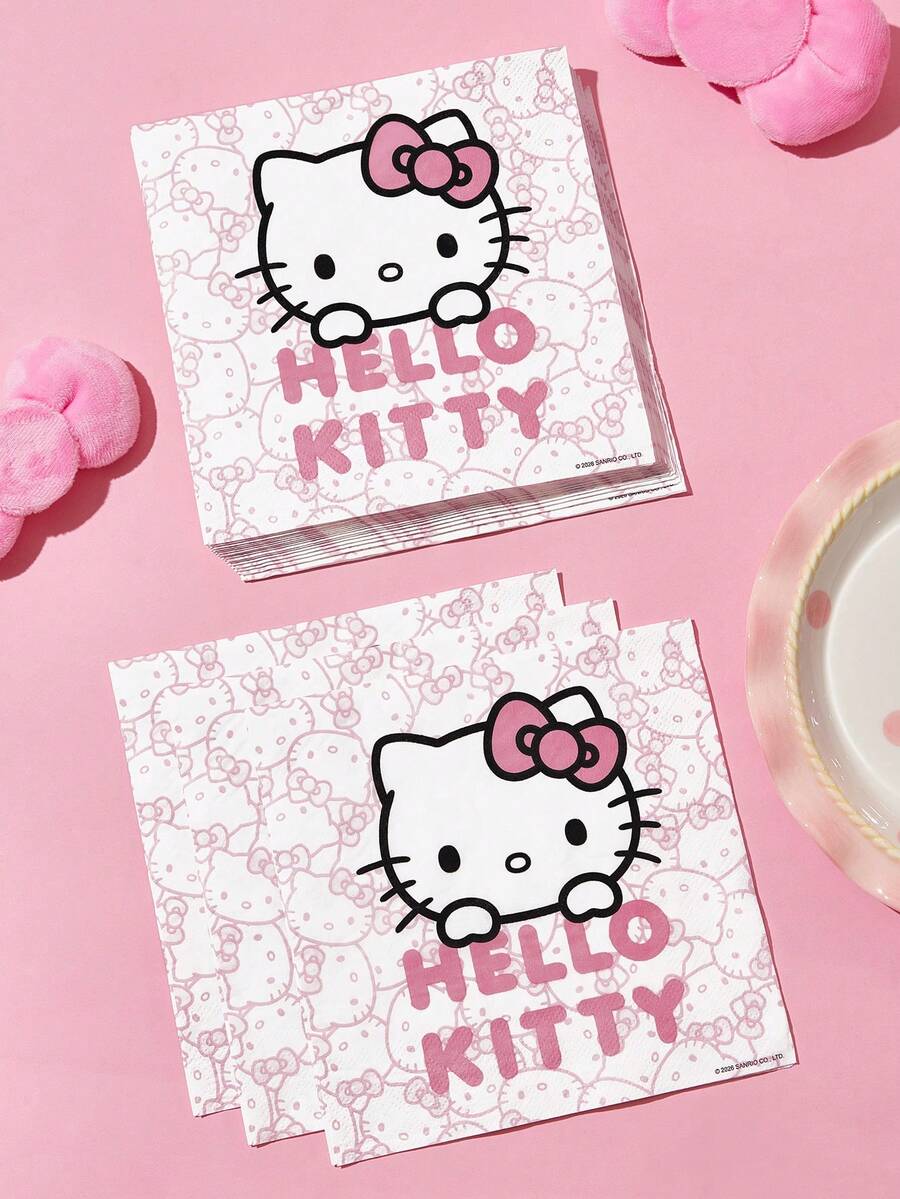 HELLO KITTY AND FRIENDS | SHEIN Papaper Napkins - kitty - View 1
