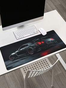 XXL Large Gaming Desk Mat, Japanese Sports Car Print Mouse Pad With Non-Slip Rubber Base Smooth Surface, For PC Laptop Office Game Room, Ideal Gift For Men Boys Car Lovers - View 2