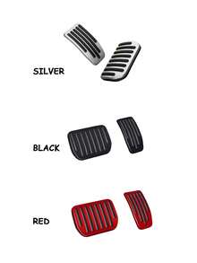 New 2-In-1 Gas Brake Pedal Set, OEM Molded Foot Rest Pedal Cover, Anti-Slip Metal Interior Pedals, Direct No-Drilling Installation - A - View 8