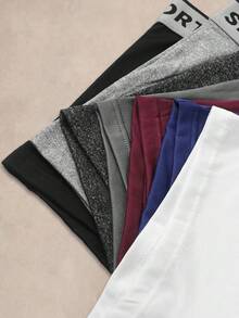 SHEIN 男士字母腰帶休閒四角內褲 - 彩色 - 查看 8