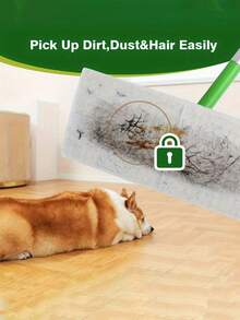 30/60/100Pcs Electrostatic Dust Cloth Dry Wet Mop Pads Disposable Quick Clean Refill For Home Office Floor Cleaning Supplies For Adults - default - View 6