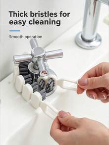 Flexible Gap Cleaning Brush For Kitchen And Bathroom Faucets, Sinks, And Bathtubs; A Multi-Functional Cleaning Brush That's A Must-Have For Home Use. - A - View 8