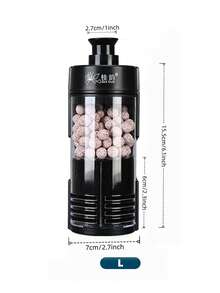 Small Aquarium Bio Sponge Filter Wall Mounted Small Filter Quiet Mini Fish Tank Filter For Breeding Fry Betta Shrimp Tank 2-10 Gallon (Small) - Black - View 8