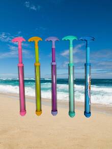 5PCS Multicolor Reusable Dual Hand Operated Prank Water Spray Squirters Durable Plastic Party Favors Birthday Halloween Christmas Outdoor Games Pool Beach Summer Activities Fun Gifts For Friends Family Adults - Multicolor - View 5