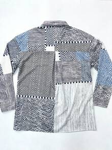Breezaya Women's Colorblock Casual Versatile Daily Wear Shirt - Multicolor - View 8