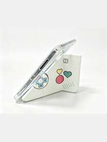 One Blue Bow Game Pattern Tablet Case, Built-In Slot, Reinforced Silicone Corner, Automatic Wake-Up Sleep Function, Suitable For Christmas, Valentine's Day And New Year's Day Gifts. - Multicolor - View 9