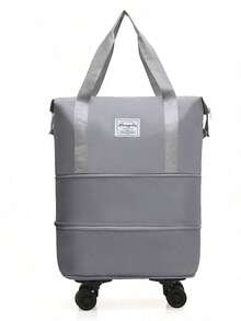 Large Wheeled Travel Luggage Bag, Expandable And Foldable, Detachable Wheels, Carry-On Travel Bag - A - View 18