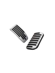 New 2-In-1 Gas Brake Pedal Set, OEM Molded Foot Rest Pedal Cover, Anti-Slip Metal Interior Pedals, Direct No-Drilling Installation - A - View 12
