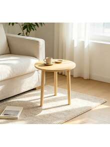 Portable Reception Table, Small Round Coffee Table, Space-Saving Stable Side Table, Very Suitable For Use In Offices, Living Rooms, Bedrooms, Decorations And Restaurants. - Multicolor - View 3