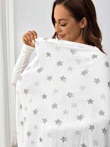 1 Piece, Cute Print Is Comfortable And Soft, Baby Feeding Out To Cover Breastfeeding Use, Breastfeeding Towel - Multicolor - View 4