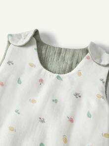 1 Piece Of Baby Bedding, Soft And Comfortable U-Shaped Gauze Sleeveless Swaddle Sleeping Bag, Cute Pattern, Suitable For Newborns - Multicolor - View 2