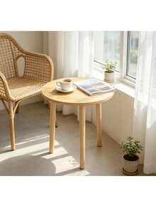 Portable Reception Table, Small Round Coffee Table, Space-Saving Stable Side Table, Very Suitable For Use In Offices, Living Rooms, Bedrooms, Decorations And Restaurants. - Multicolor - View 4