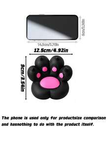 1 Pack Cute Cat Paw Phone Holder, Creative Desktop Phone Stand, Non-Slip Bracket For Decoration & Charging, Universal For Multiple Scenes - Cat Paw - View 4