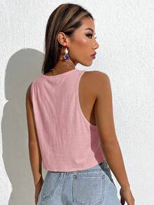 SHEIN EZwear 2件組女款背心與細肩帶背心 - 彩色 - 查看 2