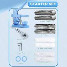 1pc 58mm Badge Making Punch Set, Diy Button Maker, Portable Multi-Function Handmade Tool, Suitable For Fridge Magnets, Keychains, Brooches, Halloween Christmas Diy Crafts And Gifts, No Installation Required - Multicolor - View 13