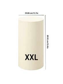 Flexible Cylindrical Base Cover, Cylindrical Holder Cover, Suitable For Wedding Or Birthday Parties - Cover Only - Beige - View 10