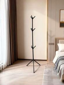 Freestanding Tree Coat Rack With 9 Hooks, Space Saving Clothes Hanging Stand, Stable Organizer For Coats, Handbags And Scarves, Home Storage Rack For Entryway, Bedroom & Small Apartments - multicolor - View 9
