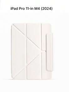 Compatible With Air11 Protective Case 2026 And Air13 Protective Shell With Magnetic Closure And Three-Fold Design. - Beige - View 11