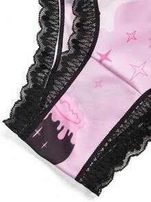 AltBold 5 buah Celana Dalam Segitiga Wanita Motif Renda - MultiWarna - View 14