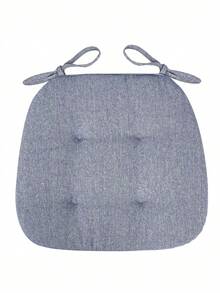 1PC Thickened Cotton Linen Chair Cushion, Universal All-Season Breathable Seat Pad For Dining Chairs, Home Office Comfortable Horseshoe Chair Pad With Non-Slip Bottom - Multicolor - View 12