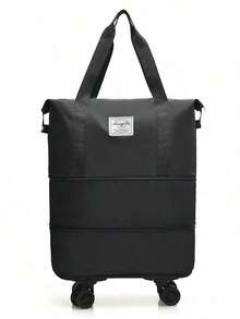 Large Wheeled Travel Luggage Bag, Expandable And Foldable, Detachable Wheels, Carry-On Travel Bag - A - View 17