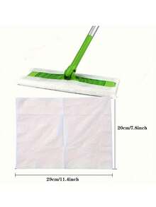 30/60/100Pcs Electrostatic Dust Cloth Dry Wet Mop Pads Disposable Quick Clean Refill For Home Office Floor Cleaning Supplies For Adults - default - View 3
