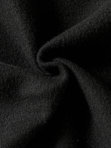 SHEIN 青少年男孩圖案連帽衛衣與運動長褲2件套 - 黑色 - 查看 6