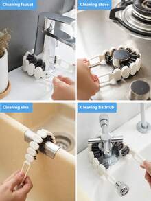Flexible Gap Cleaning Brush For Kitchen And Bathroom Faucets, Sinks, And Bathtubs; A Multi-Functional Cleaning Brush That's A Must-Have For Home Use. - A - View 6
