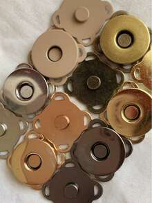 SHEIN 混色 6 色梅花磁扣鈕扣盒裝組，10mm/14mm/18mm - 24sets Mix 6 Colors - 查看 7