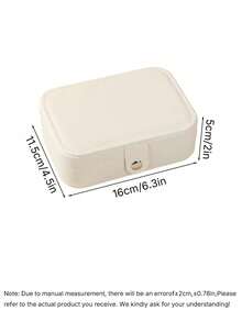 Caja de almacenamiento de joyas multifuncional para escritorio del hogar - Multicolor - Ver 7