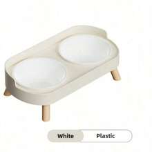 PETSIN Stainless Steel/PVC Pet Bowl Set With Stand, Dual Bowls, Suitable For Small Dogs And Cats, With Splash Guard - Pet Feeder - 150ml - View 19
