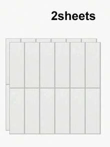 2/10 Self-Adhesive Wall Stickers, Waterproof And Heat-Resistant, Removable Panel, Suitable For Living Room, Kitchen Tailgate, Bathroom, Home Decoration, Kitchen Decoration - Multicolor - View 14