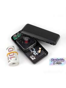 Large‑Capacity Creative Storage Power‑Bank‑Shaped Storage Box, Can Hold Keys, Cash, Room Cards And ID Cards - Multicolor - View 1