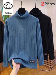 BLUE AND BLACK