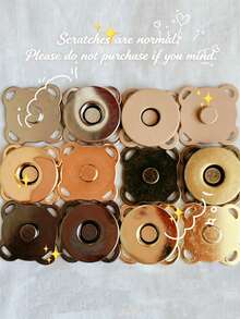 SHEIN 混色 6 色梅花磁扣鈕扣盒裝組，10mm/14mm/18mm - 24sets Mix 6 Colors - 查看 9
