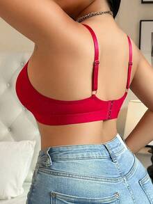 SHEIN 10件組大尺碼女款休閒無鋼圈無墊胸罩套裝 - 彩色 - 查看 4