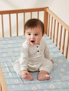 1-Pack Cute Print Comfortable Soft Crib Sheets, Newborn Mattress, Soft And Comfortable - Multicolor - View 2