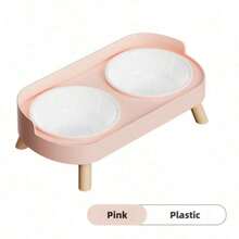 PETSIN Stainless Steel/PVC Pet Bowl Set With Stand, Dual Bowls, Suitable For Small Dogs And Cats, With Splash Guard - Pet Feeder - 150ml - View 25