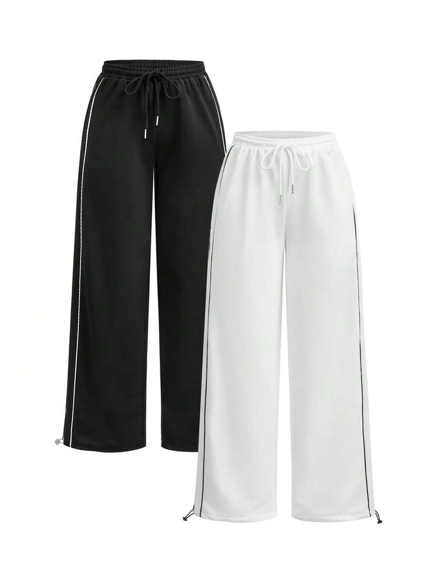 SHEIN Velisys 2PCS Women Sports Pants - Multicolor - View 1