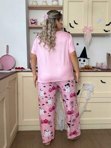 Slumberry CURVE BPJS5 Digital Print Milk Silk 160g: One-Way, Positioned Cut - Multicolor - View 2