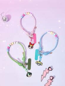 THE POWERPUFF GIRLS X Joivida Mobile Phone Lanyard Suitable As A Gift For Friends - Multicolor - View 1