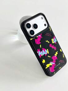 ShellaStory BATMAN X SHEIN A Stylish, High-End Printed Pattern Protective Phone Case Design, Perfect Compatible With Iphone – A Cute, Fashionable, And Sophisticated Phone Case. - Multicolor - View 12
