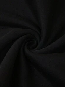 Resyla Men Men's Drawstring Hooded Zip-Up Long Sleeve Sweatshirt For Daily Wear - Black - View 5