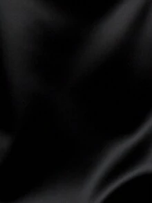 Franclia 秋季休閒黑色緞面蕾絲拼接綁腰女款裙，適合日常穿著、度假與通勤 - 黑色 - 查看 3